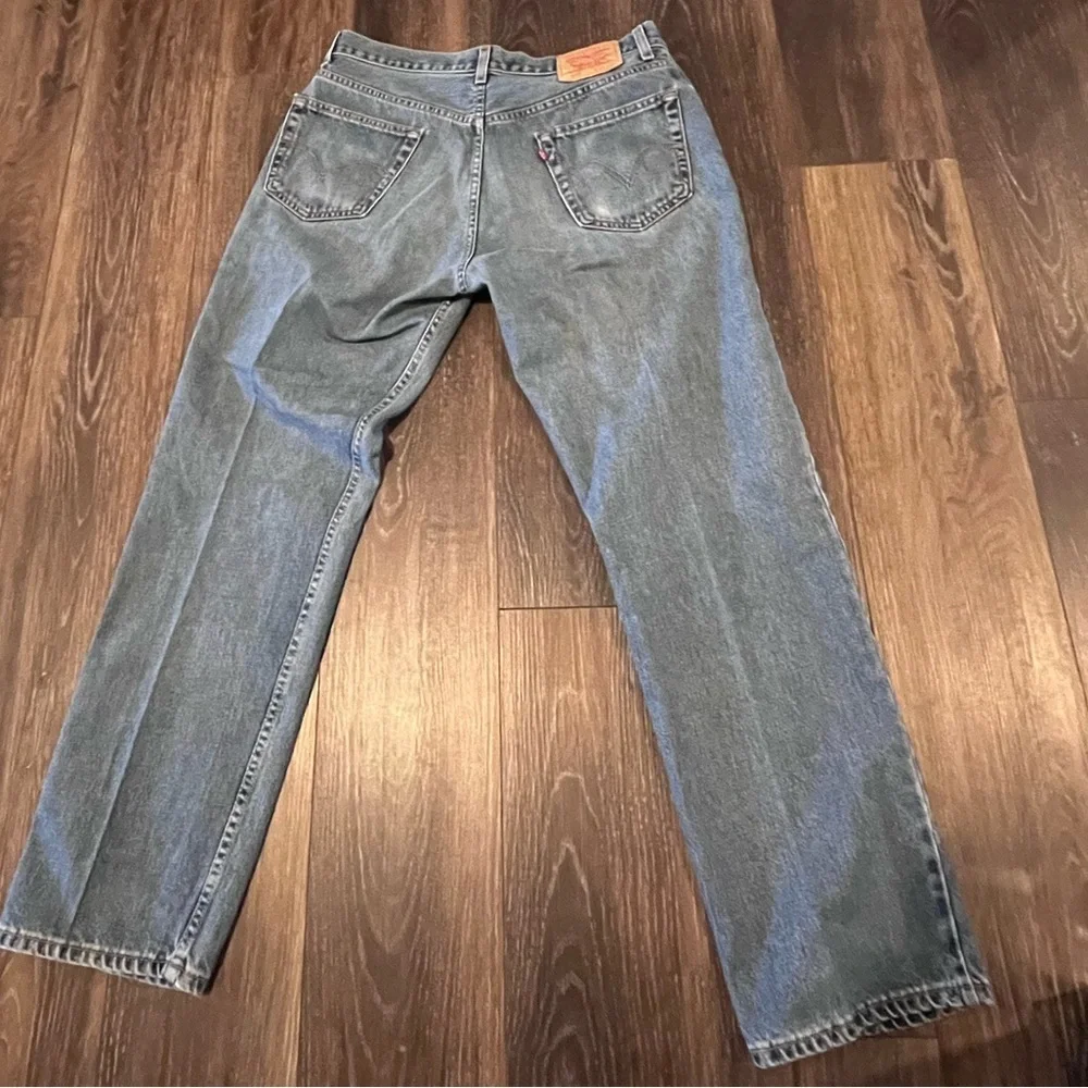 Levi’s 505 Jeans Men’s 36x32 Blue Regular Fit Straight Leg Denim Classic